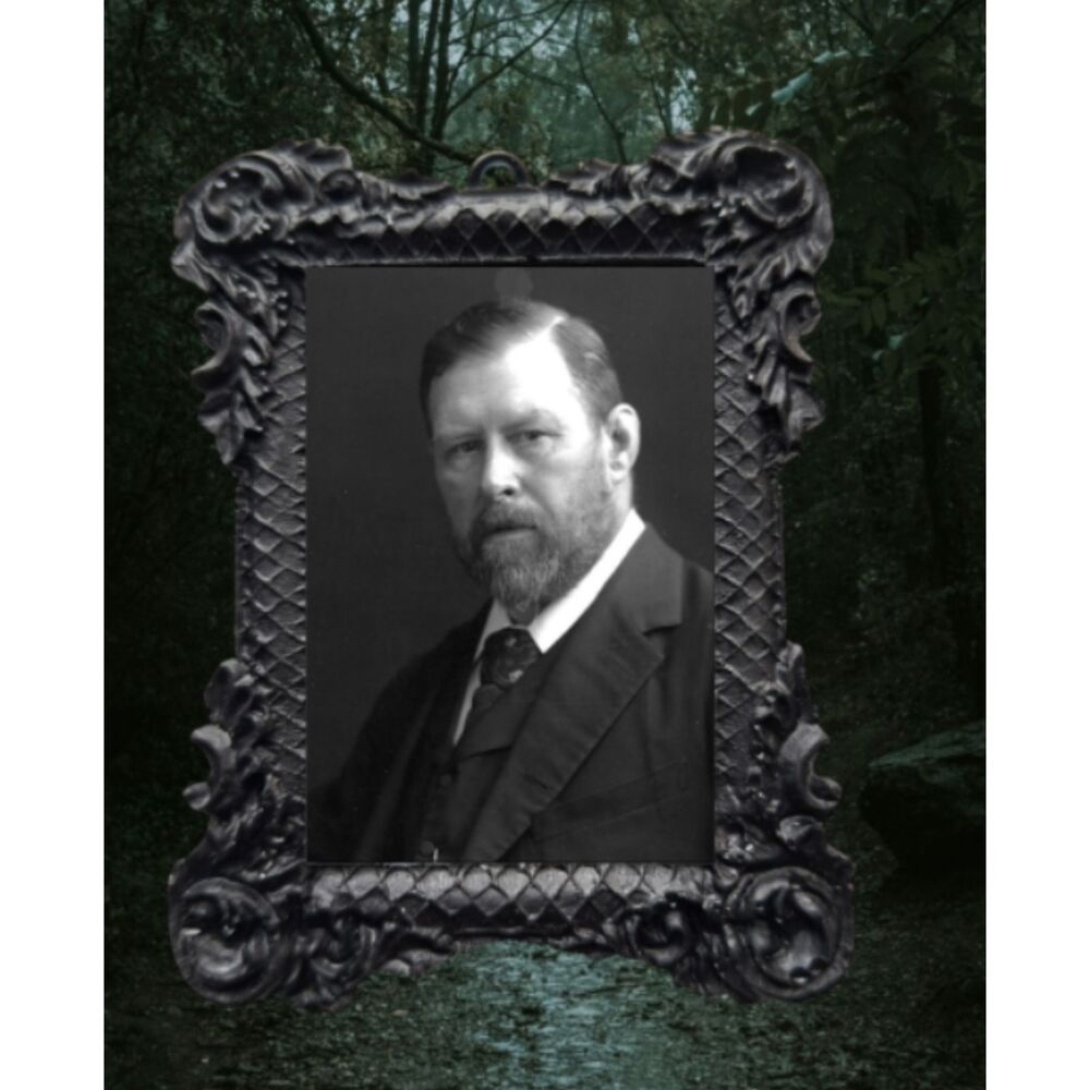 Bram Stoker Ornament Framed Portrait Dracula Novelist Horror Writer